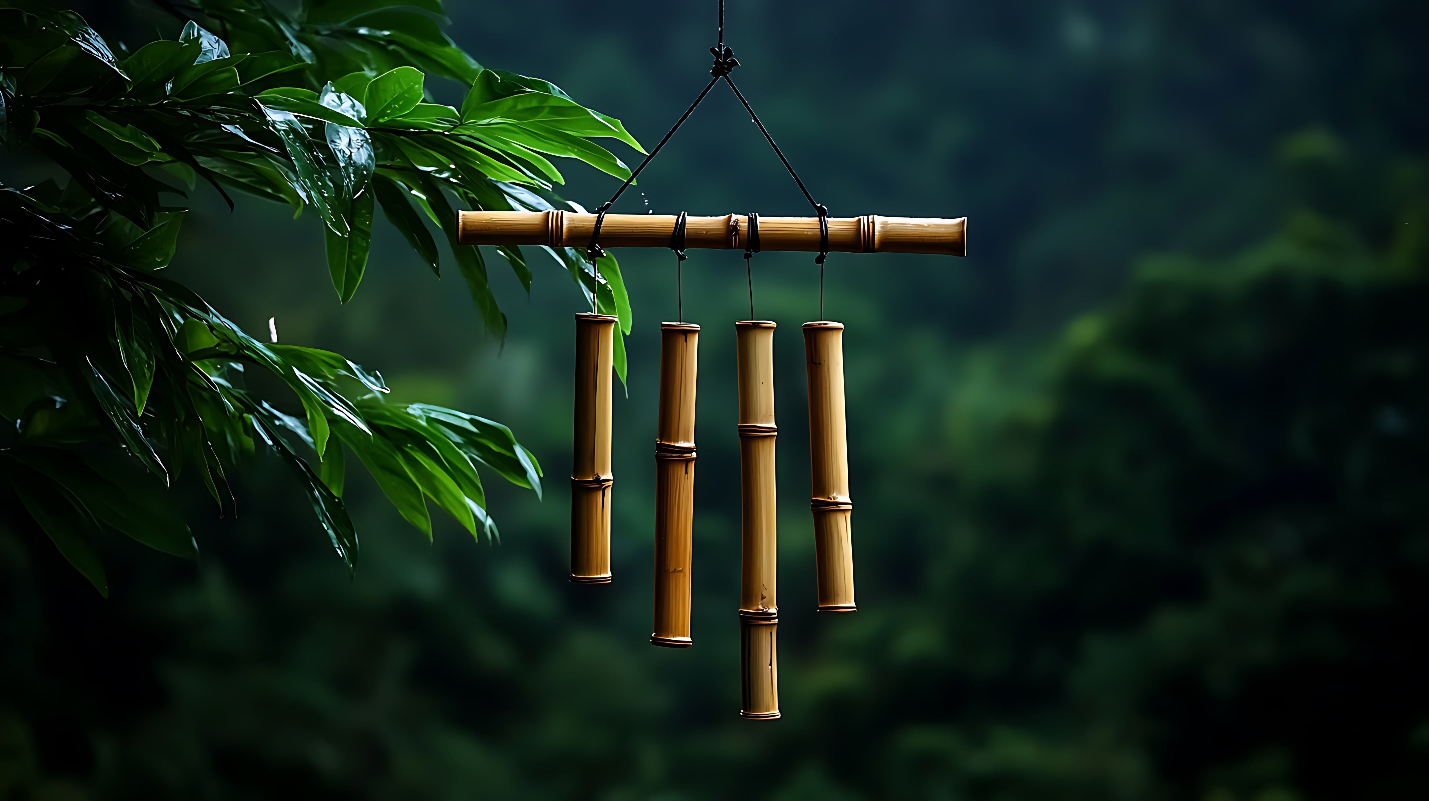 Zen Bamboo Wind Chimes