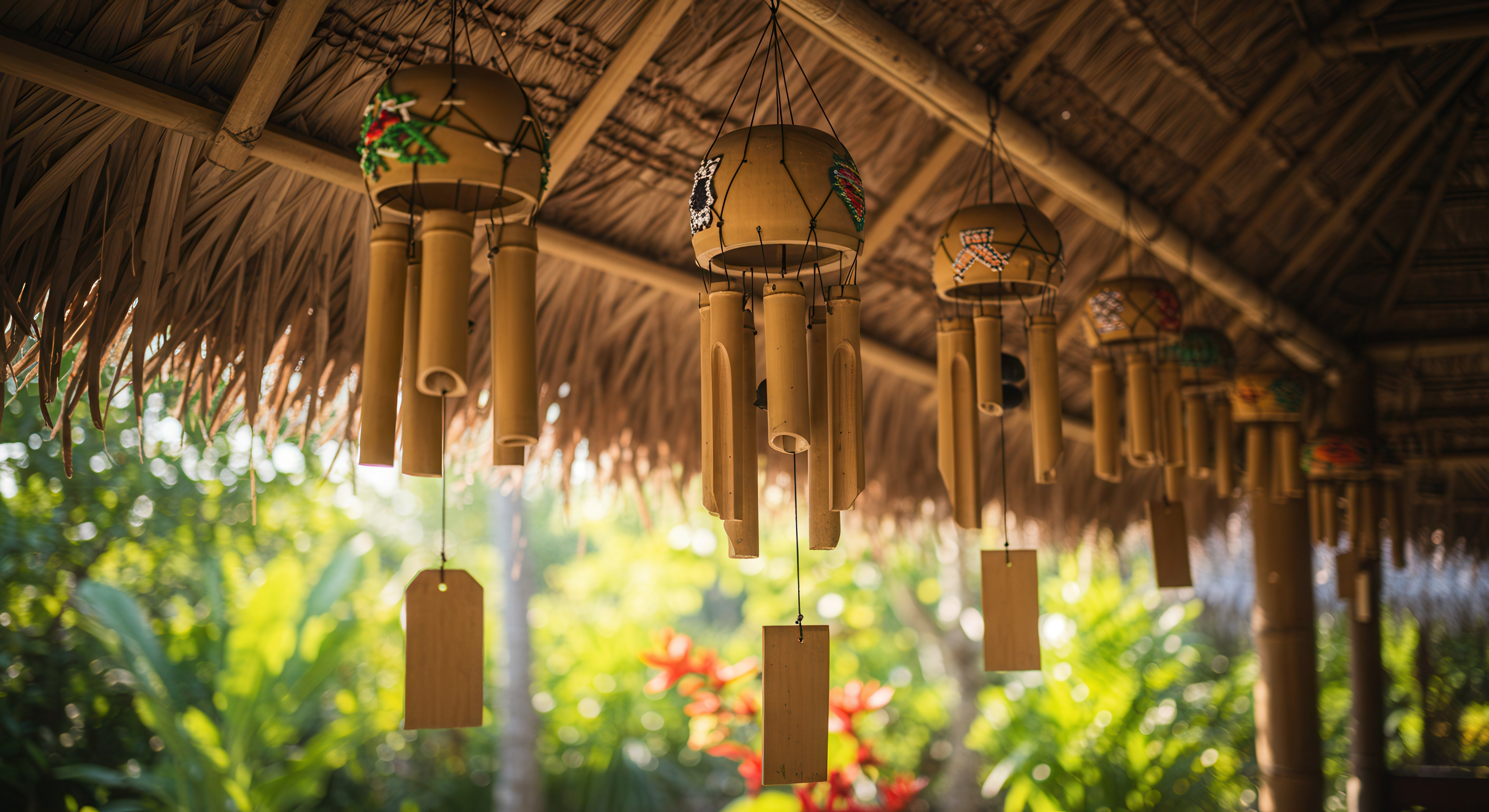 Handcrafted Bamboo Wind Chimes