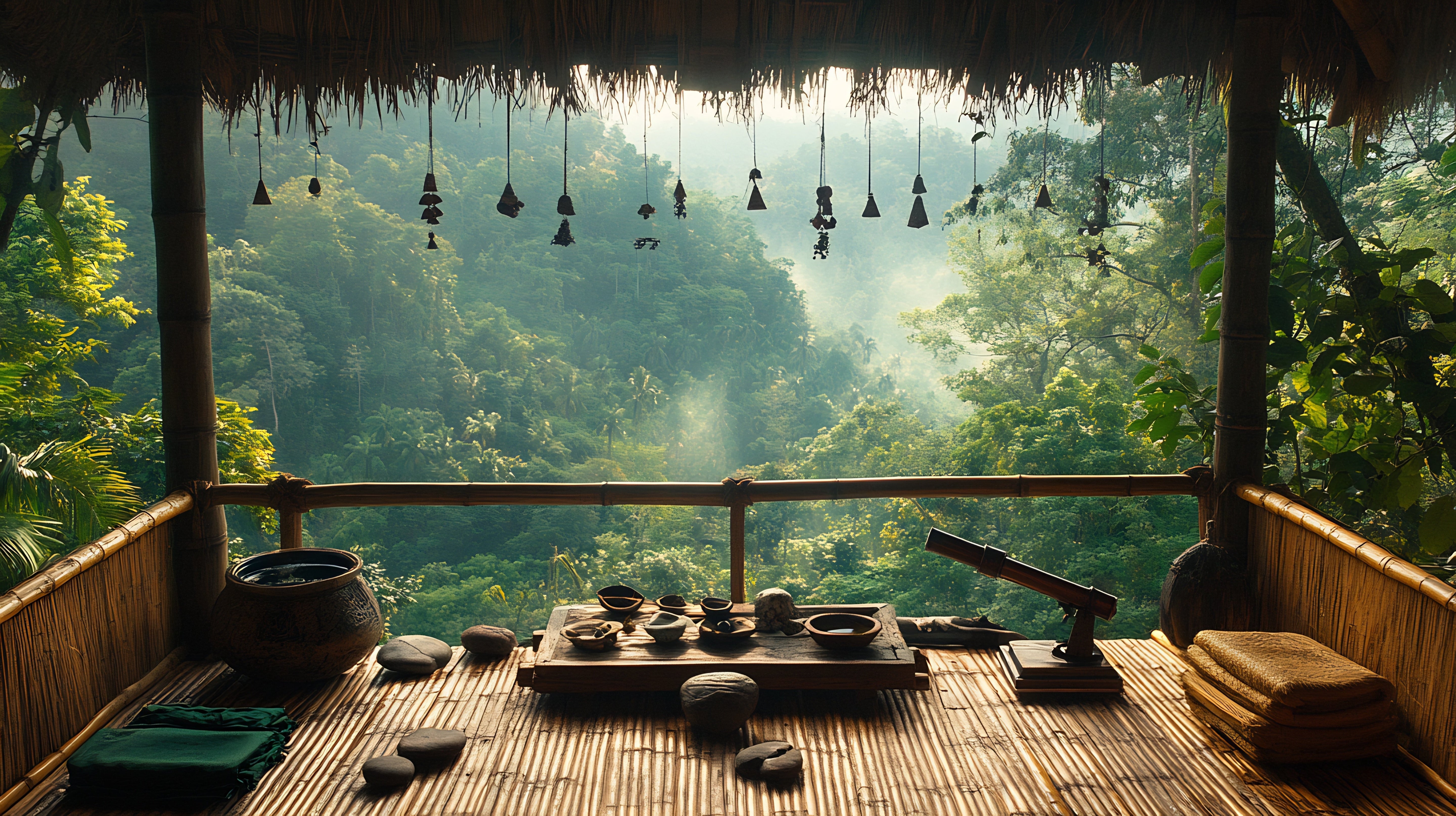 Minimalist Bamboo Wind Chimes