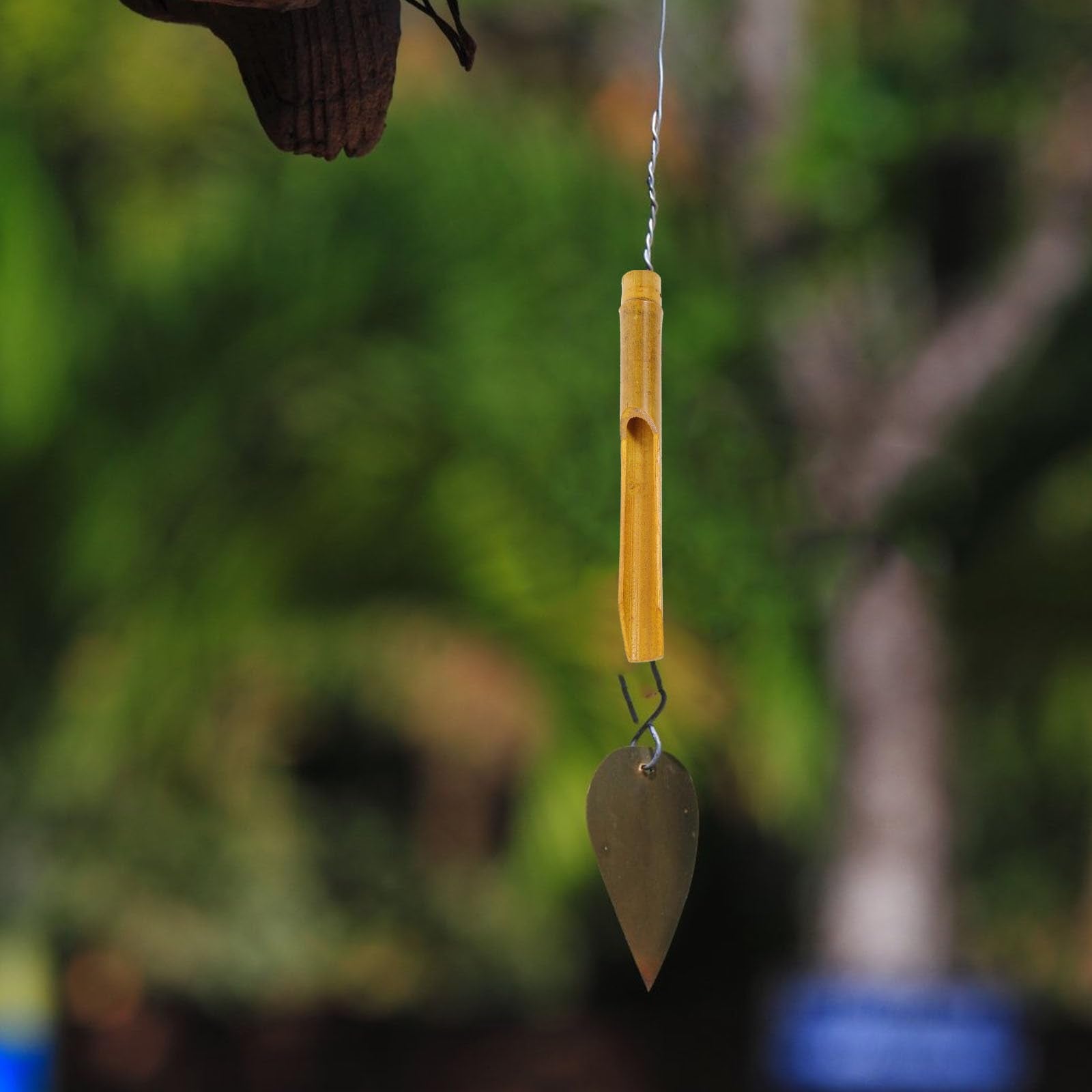 Unomor 10Pcs Bamboo Wind Chime Making Tubes - DIY Replacement Parts for Garden, Balcony, Indoor Decor, 7.87 & 6.3 Inches