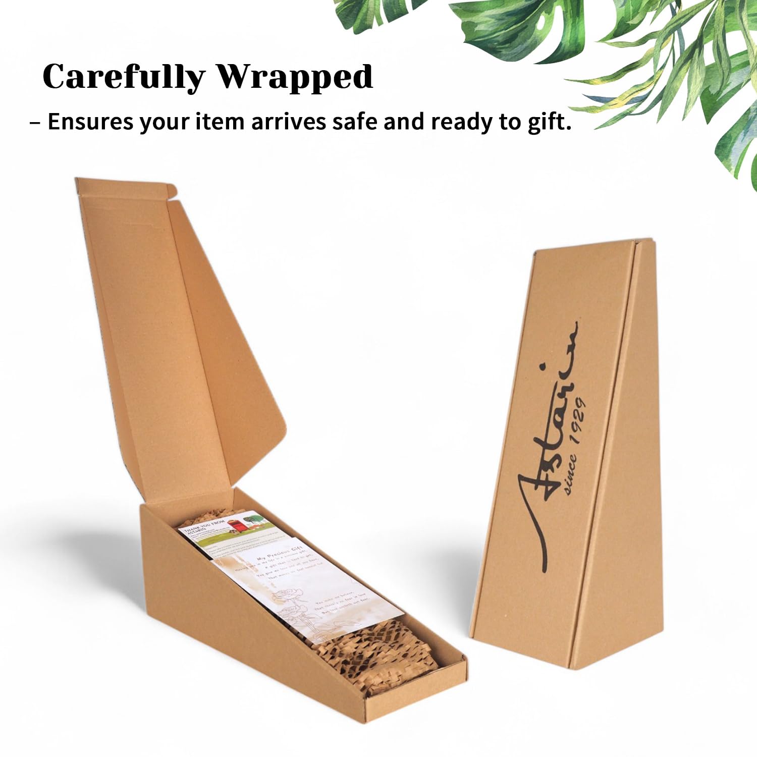 ASTARIN Bamboo Wind Chimes for Outside,Handcrafted Wooden Wind Chimes for Outside with Coconut Crown, Floral Burned Design Bamboo Windchimes for Garden,Yard,Home(35 Inch)