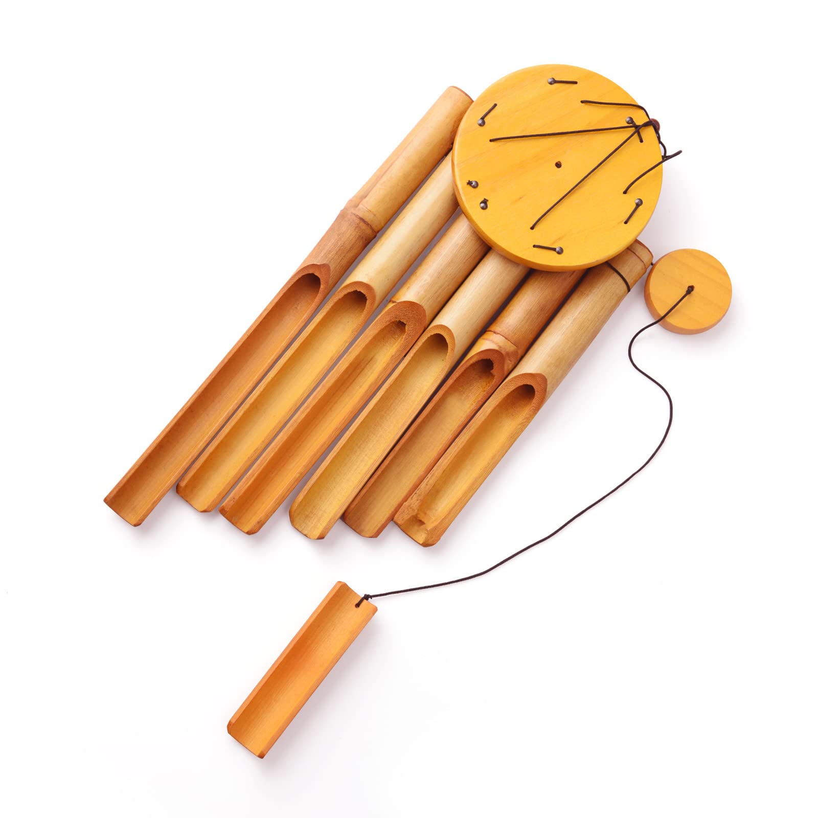 Rdutuok 32" Bamboo Wind Chimes Memorial Gifts for mom Handcrafted Wooden Wind Chimes with Melody Deep Tone for Ourdoor & Indoor,Garden, Yark,Patio and Home Déco