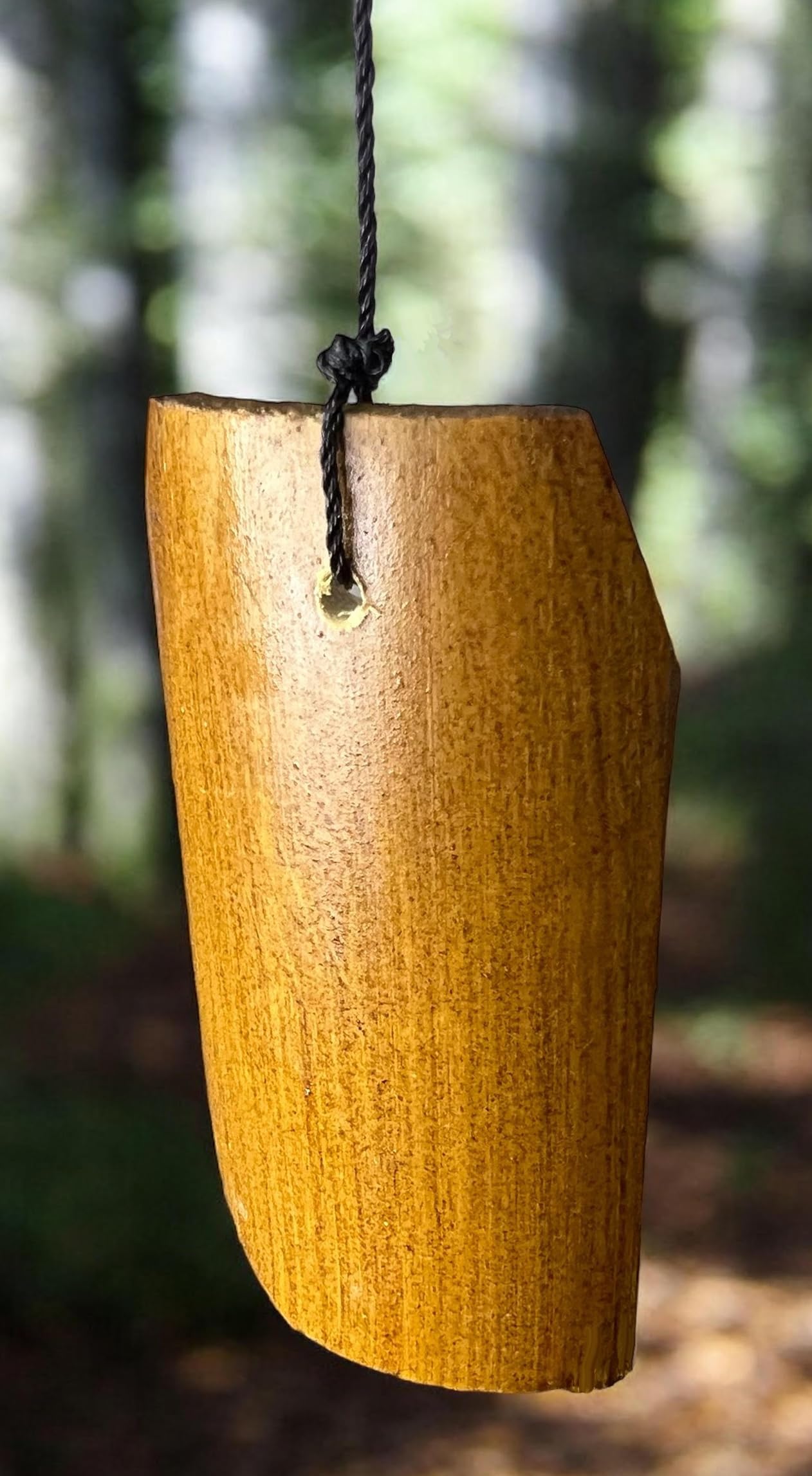 Spiritual Tree of Life Bamboo Windchimes – Wood Hanging Outdoor Garden Patio Porch Décor – Relaxing Peaceful Calming Tones – 43” Overall Windchime Length