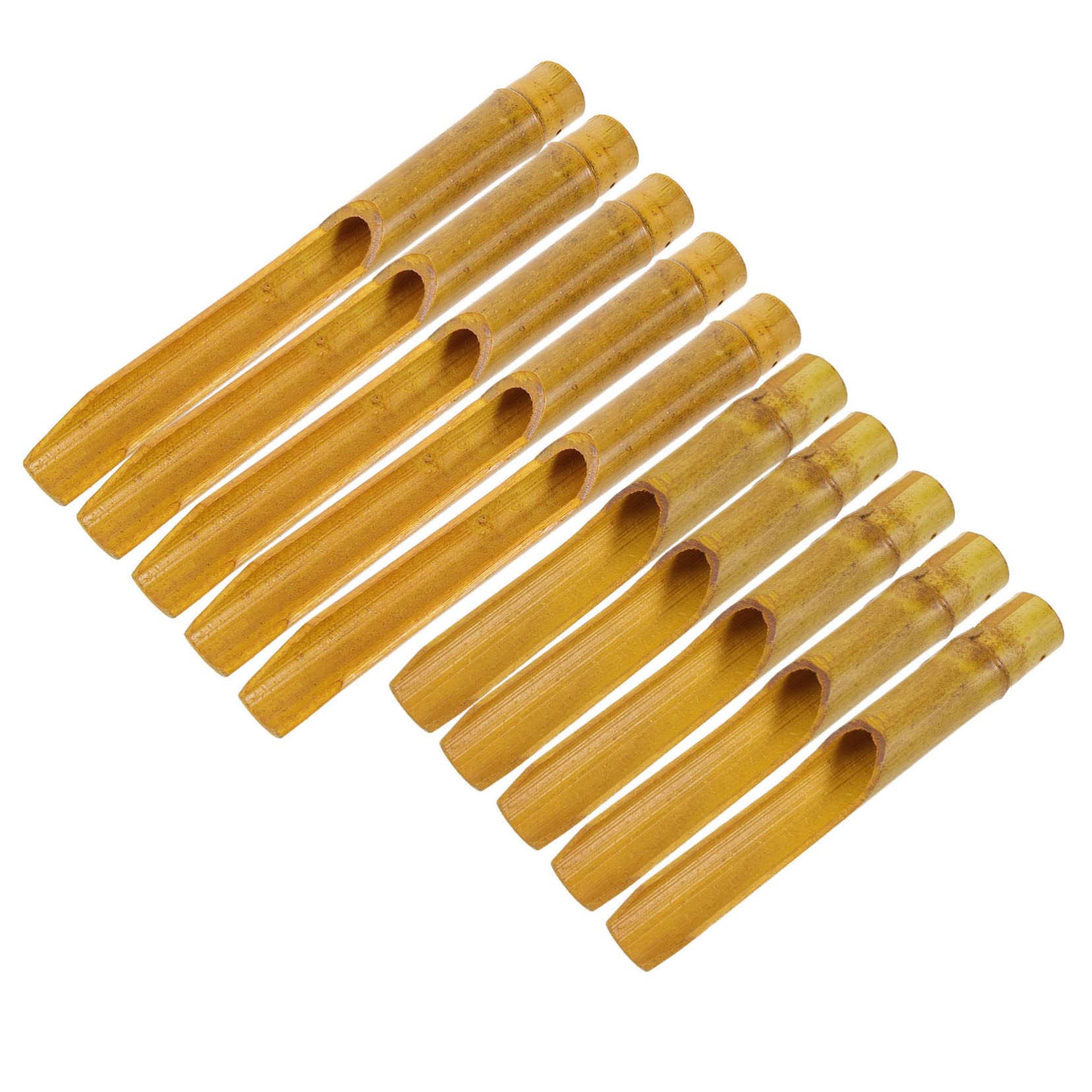 Yardwe Bamboo Wind Chime Tubes - 20 Pcs DIY Wind Chime Parts for Garden Porch and Home Decor Pre-Drilled 7.87 & 6.3 Inch Replacement Supplies