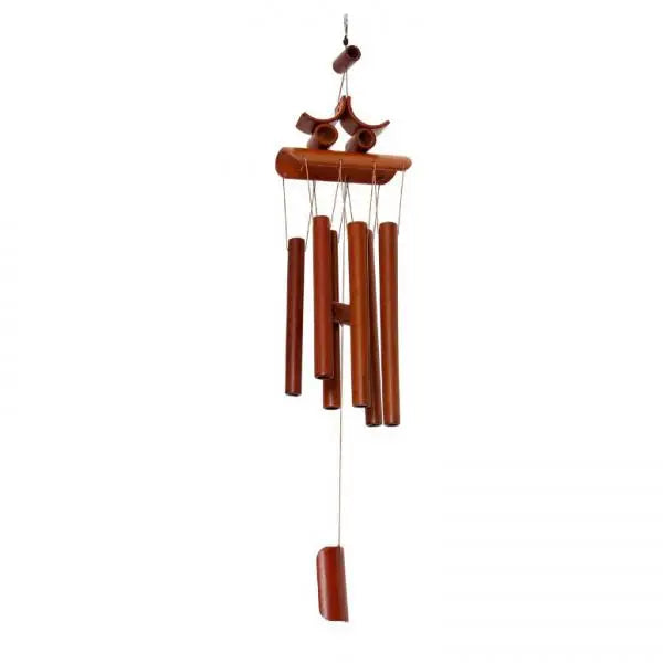 60cm Handmade Bamboo 6-tube Windbell Chapel Bells Wind Chimes Room Decor Oriental Hanging Bell Wind Chime Feng Shui Ornament