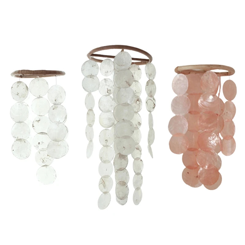 Shell Wind Chime Room Decoration Nordic Hanging Windchimes Wall Pendant Home Office Kids Room Nursery Decor