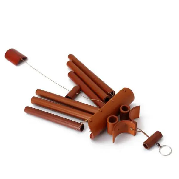 60cm Handmade Bamboo 6-tube Windbell Chapel Bells Wind Chimes Room Decor Oriental Hanging Bell Wind Chime Feng Shui Ornament