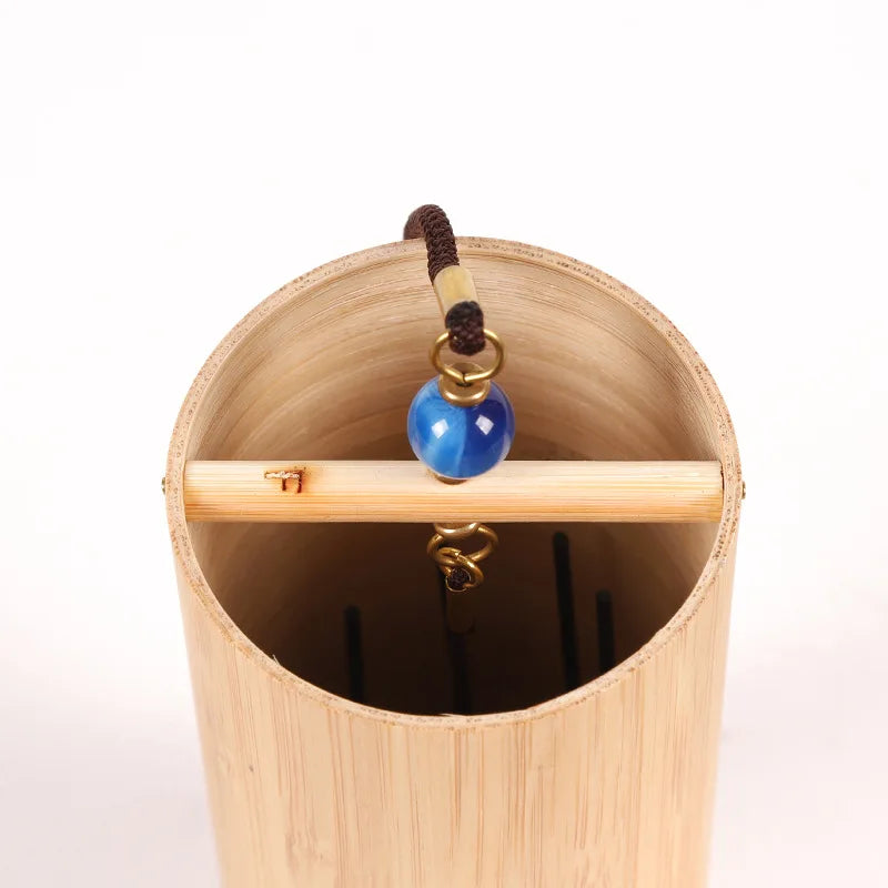 Bamboo Wind Chimes Spiritual Relaxation Wind Chimes Yoga Meditation Mindfulness Hanging Bells Sound Healing Musical Instruments