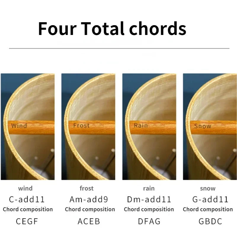 Home Bamboo Wind Chimes Windchime Windbell for Outdoor Garden Decoration Zen Meditation Relaxation Chord Hanging Wind Chimes