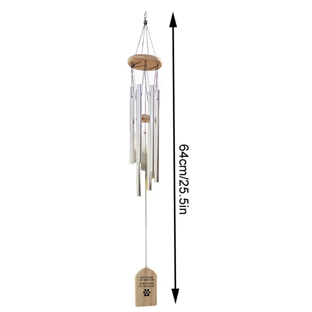 Outdoor Bamboo Wind Chimes Yard Garden Tubes Bell Wood Antique Wind Chime Wall Hanging Home Decor Wooden Windchimes Gifts