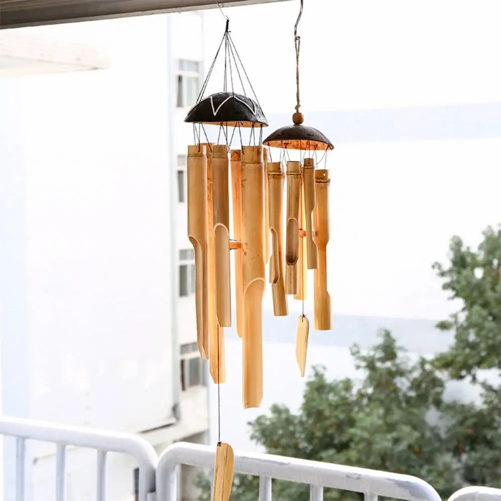 Handmade Home Decoration Wall Hanging Outdoor Decoration Weather Resistance Door Pendant Bell Tube Wind Chime Handcrafted Gift