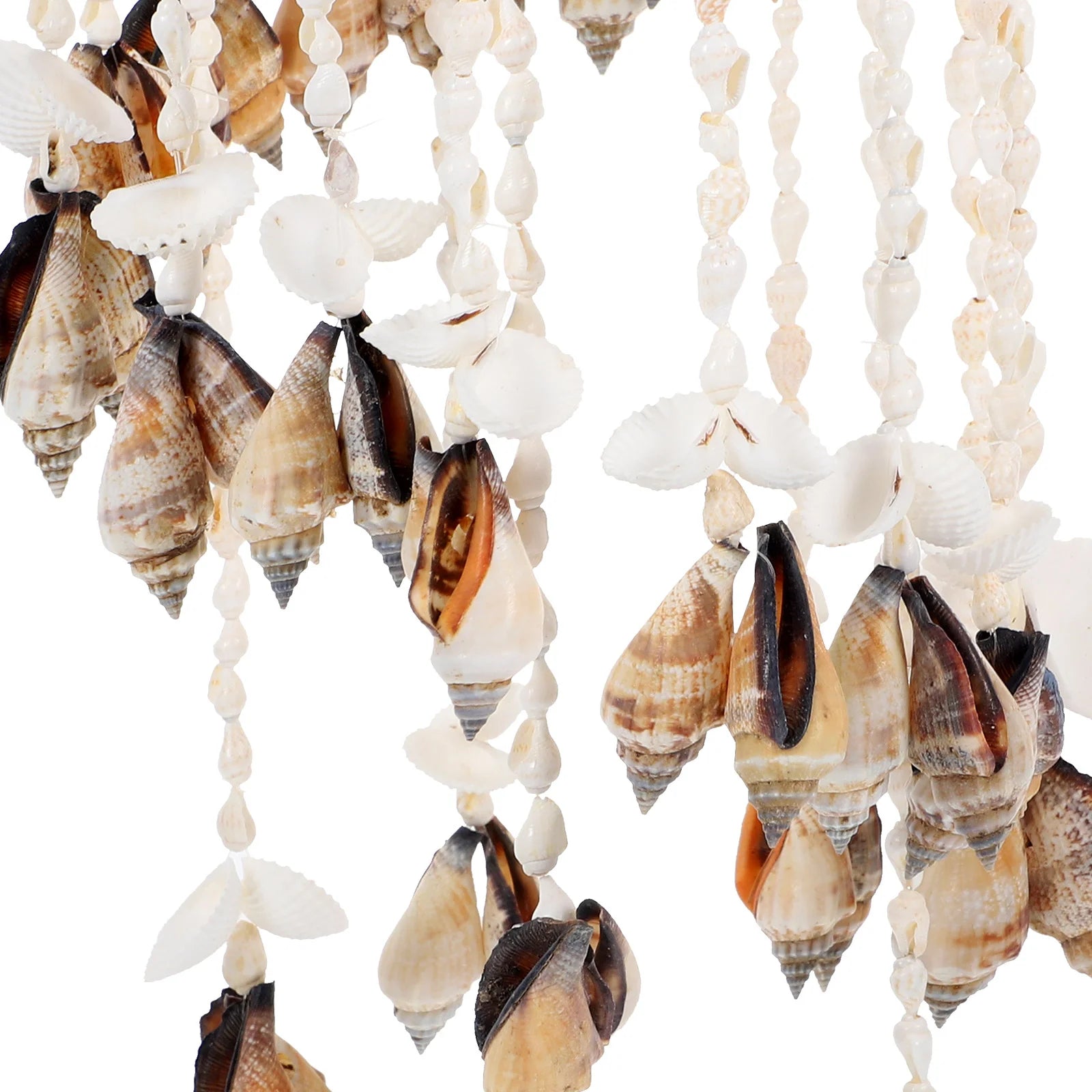 Conch Bell Wind Chime Shell Wind Chime Wall Decoration Hanging nament Wind Bell Seashell Bells Home Decor Wind Chimes