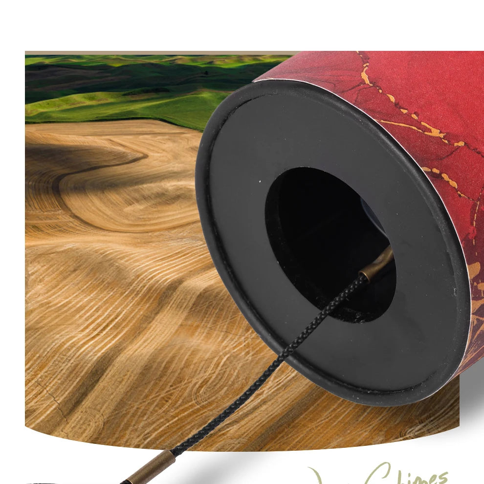 Hluru Bamboo Windchime 9 Rods , Wind Chimes 9 Rods, Wind bell Craft Outdoor, Garden Patio Zen Meditation, C G Am Dm Chord