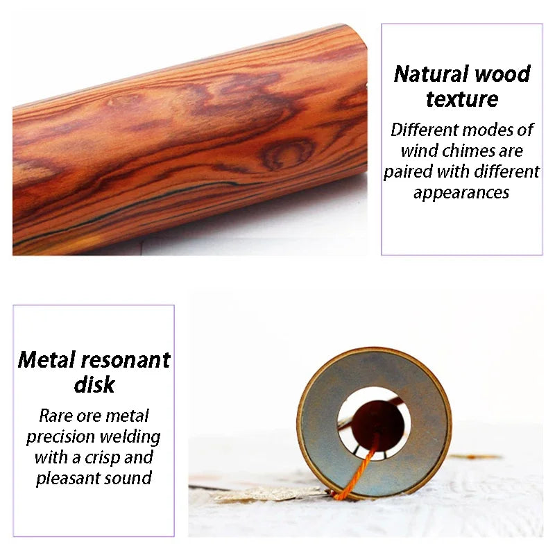 Meditation Chord Wind Chime Handmade Bamboo Sound Healing Chimes Professional Yoga Relaxing Wind Chime Home Decoration Bells