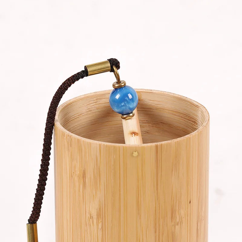 Bamboo Wind Chimes Spiritual Relaxation Wind Chimes Yoga Meditation Mindfulness Hanging Bells Sound Healing Musical Instruments