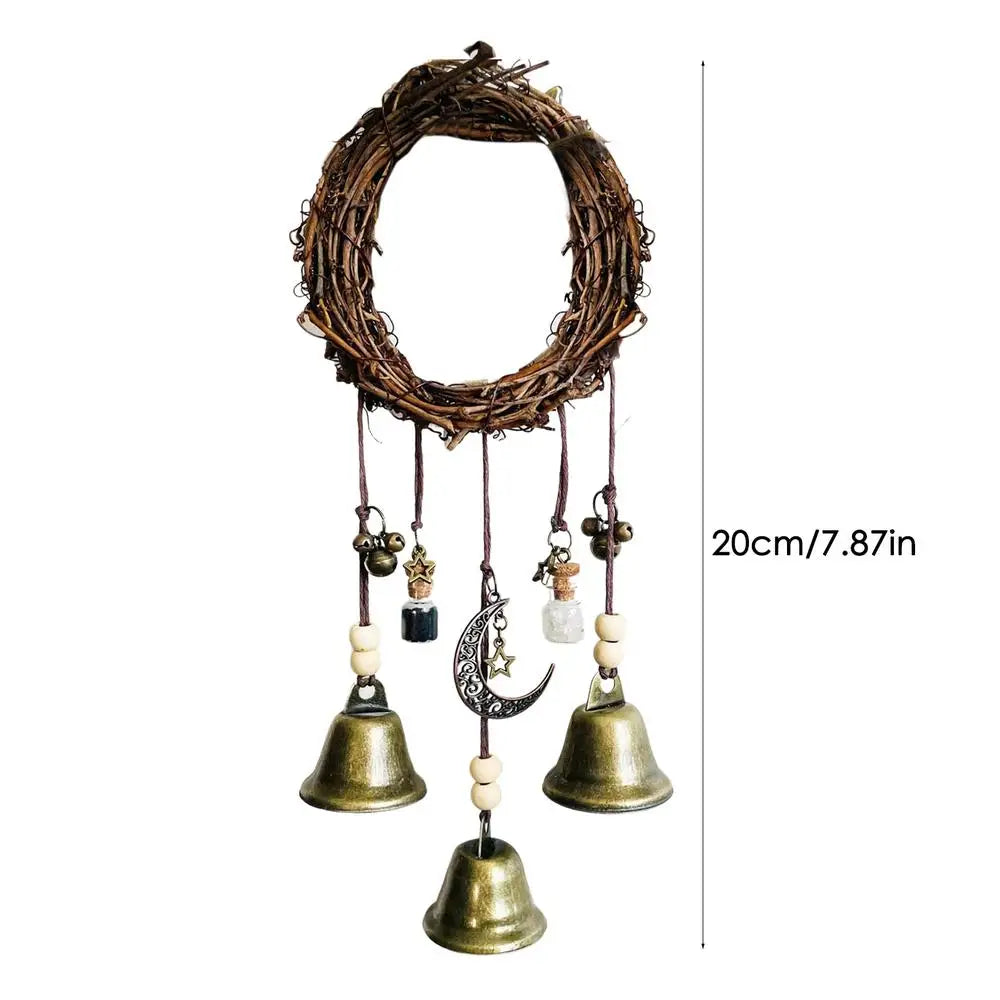 Outdoor Bamboo Wind Chimes Yard Garden Tubes Bell Wood Antique Wind Chime Wall Hanging Home Decor Wooden Windchimes Gifts