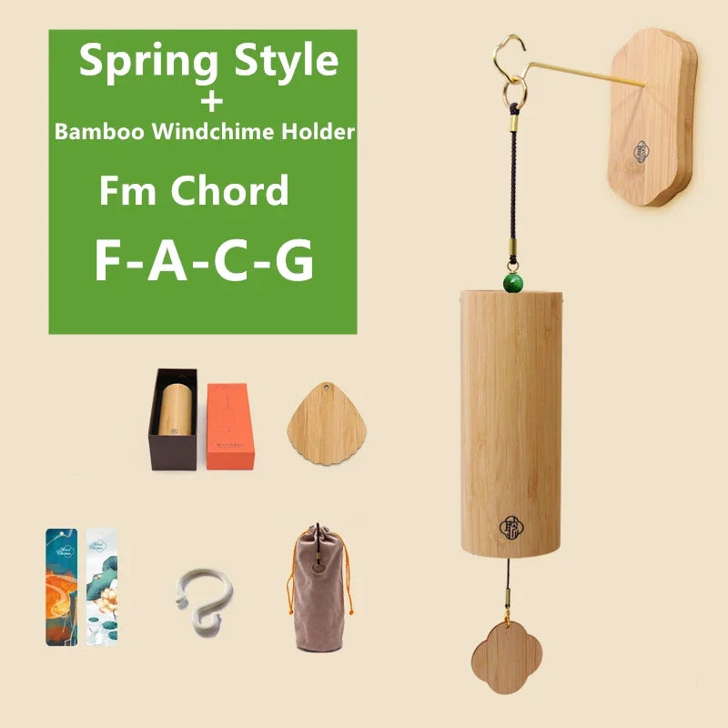 Hot Selling Bamboo Chord WindChimes Handmade Wooden Music Chimes Boho Wind Chime Outdoor Home Garden Decoration Windbell