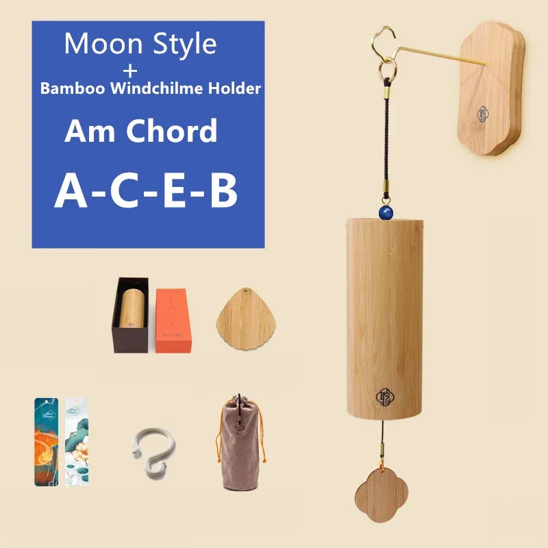 Hot Selling Bamboo Chord WindChimes Handmade Wooden Music Chimes Boho Wind Chime Outdoor Home Garden Decoration Windbell
