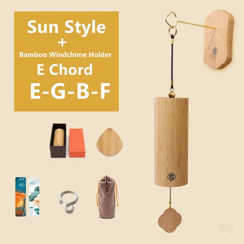 Hot Selling Bamboo Chord WindChimes Handmade Wooden Music Chimes Boho Wind Chime Outdoor Home Garden Decoration Windbell