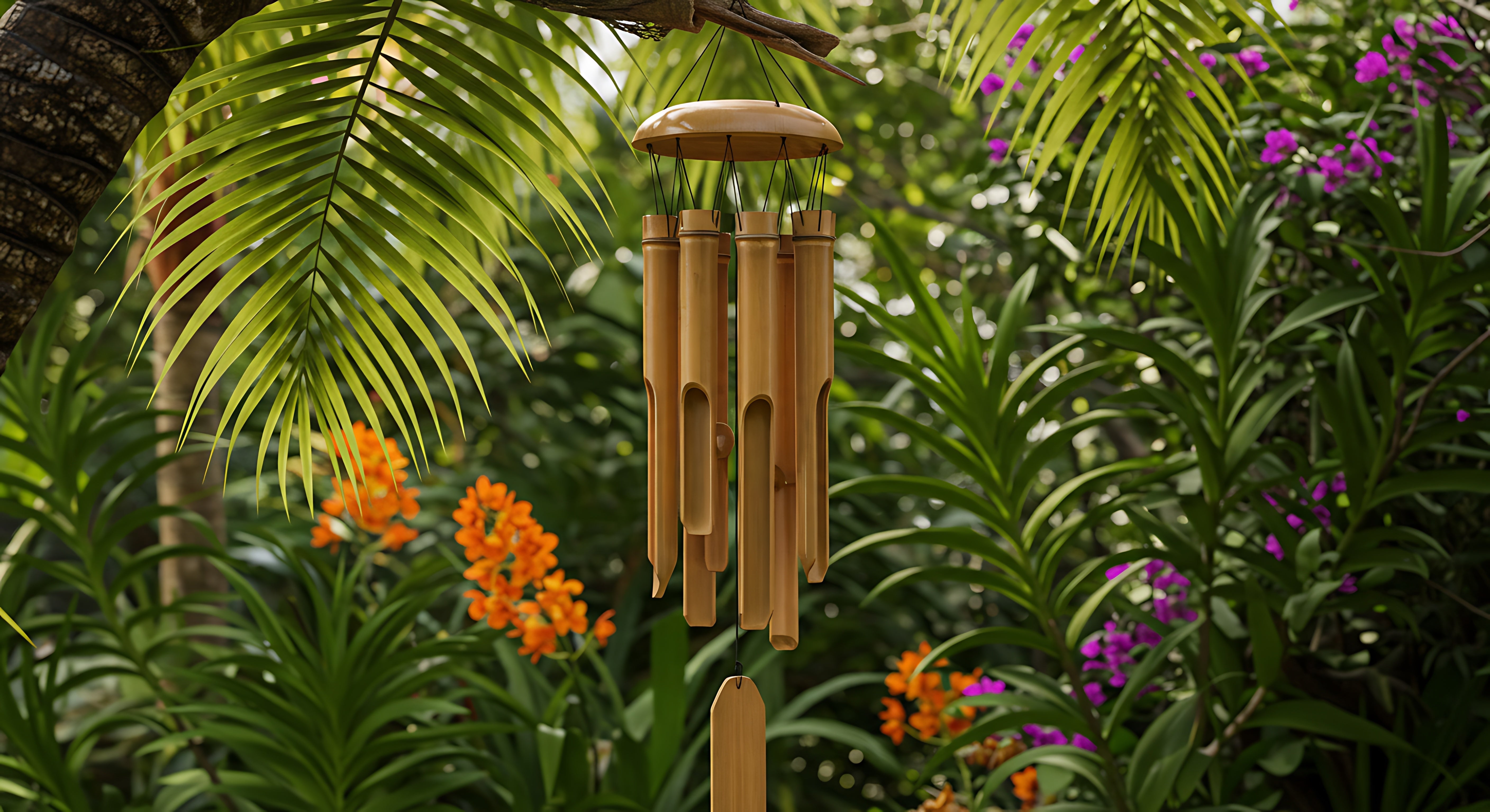 Nature-Inspired Bamboo Wind Chimes