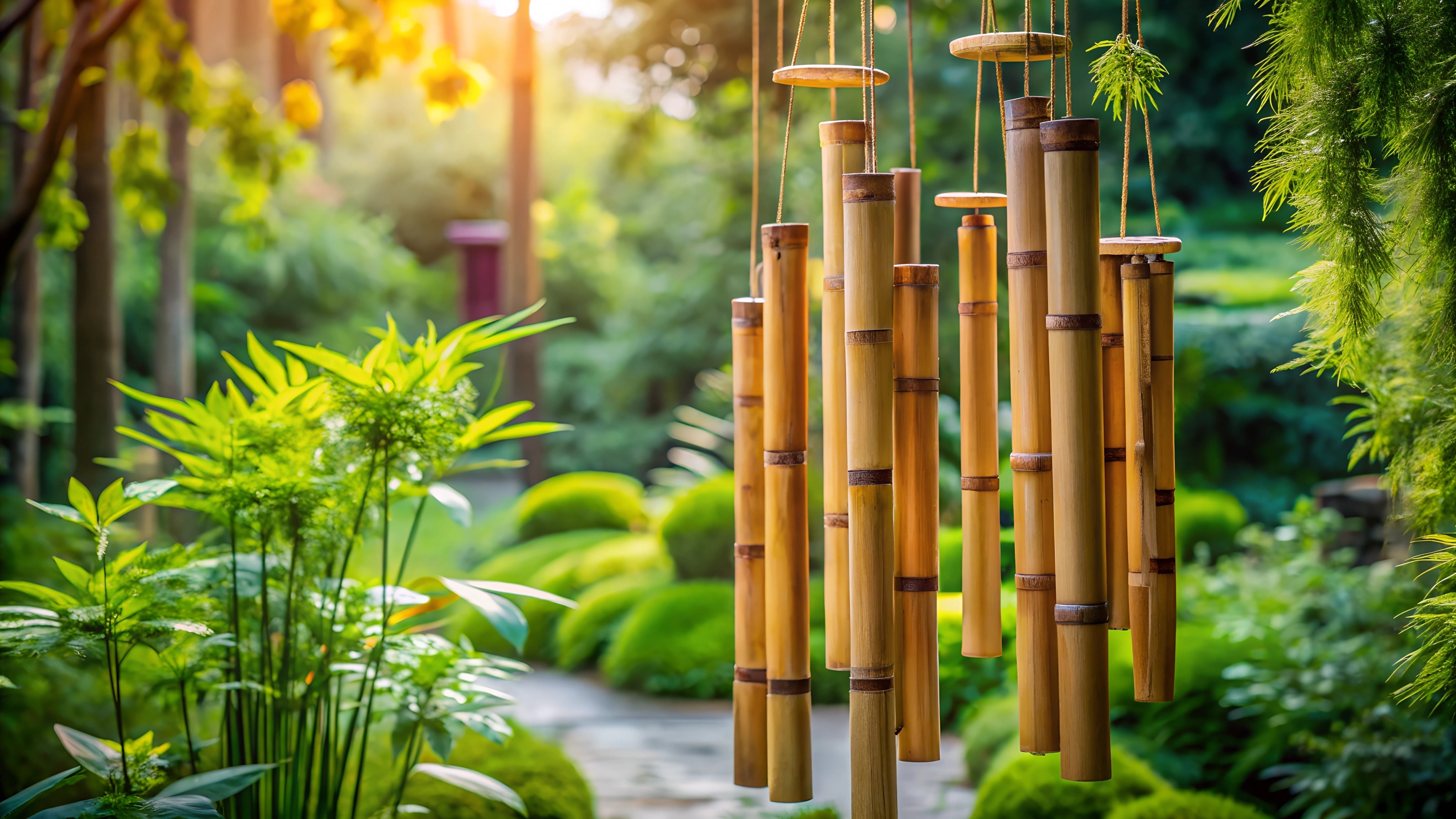 Musical Bamboo Wind Chimes