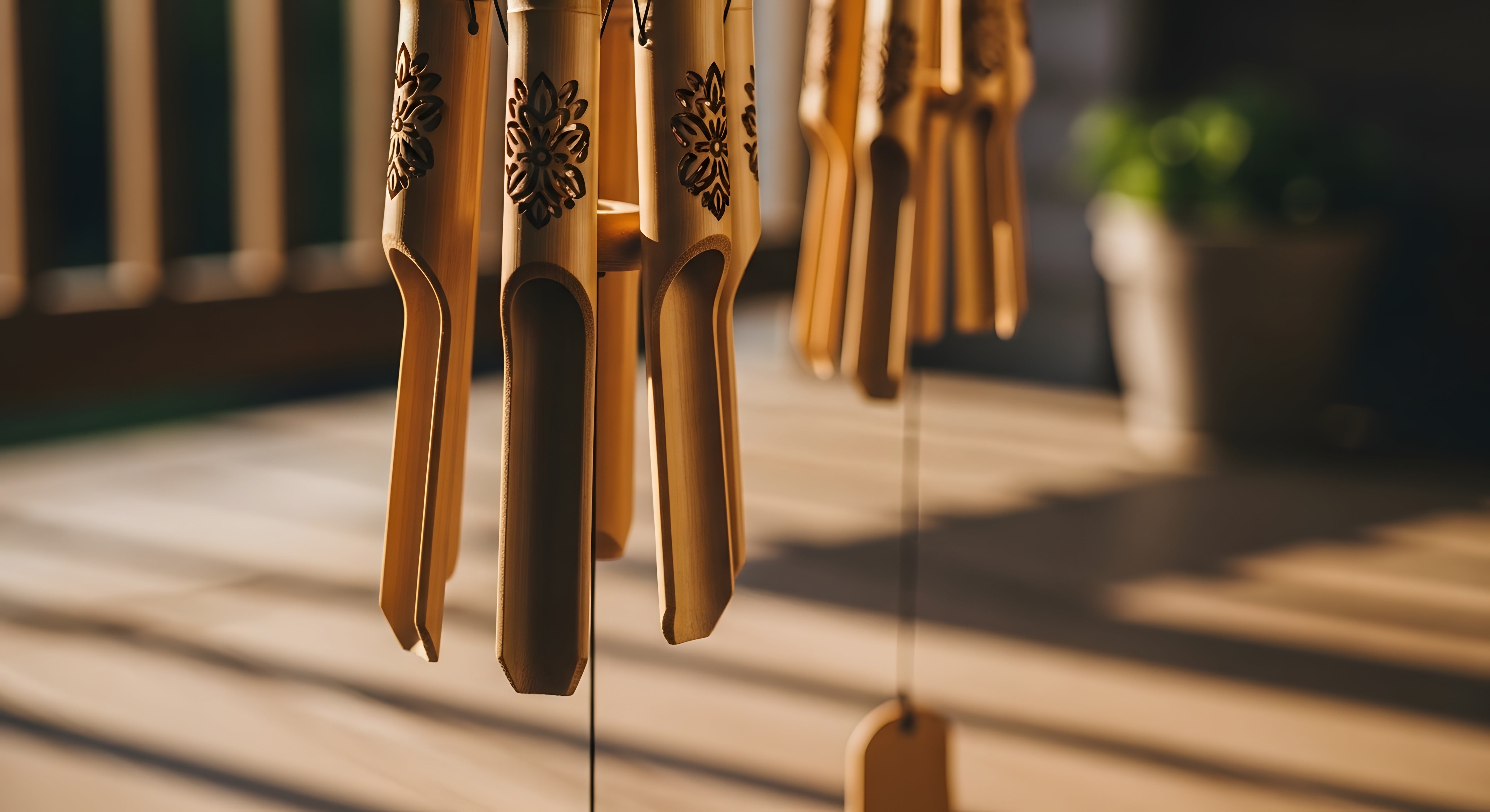 Large Bamboo Wind Chimes