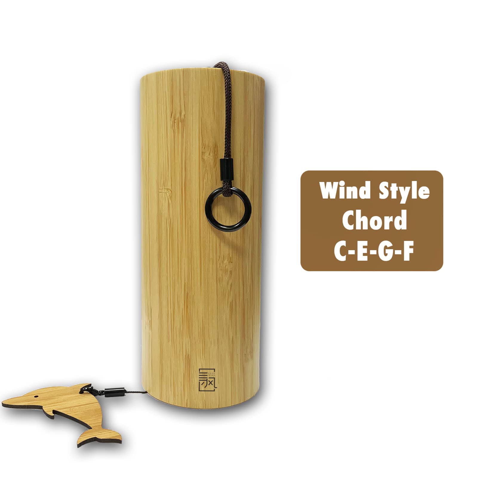 LingTing Bamboo Wind Chimes for Sound Healing, Meditation, Relaxing Emotions,Chord Wind Chimes Hand-Cranked Wind Chimes Unique Decor Gardening Gift for Outdoor Decoration(C-Wind), Yellow