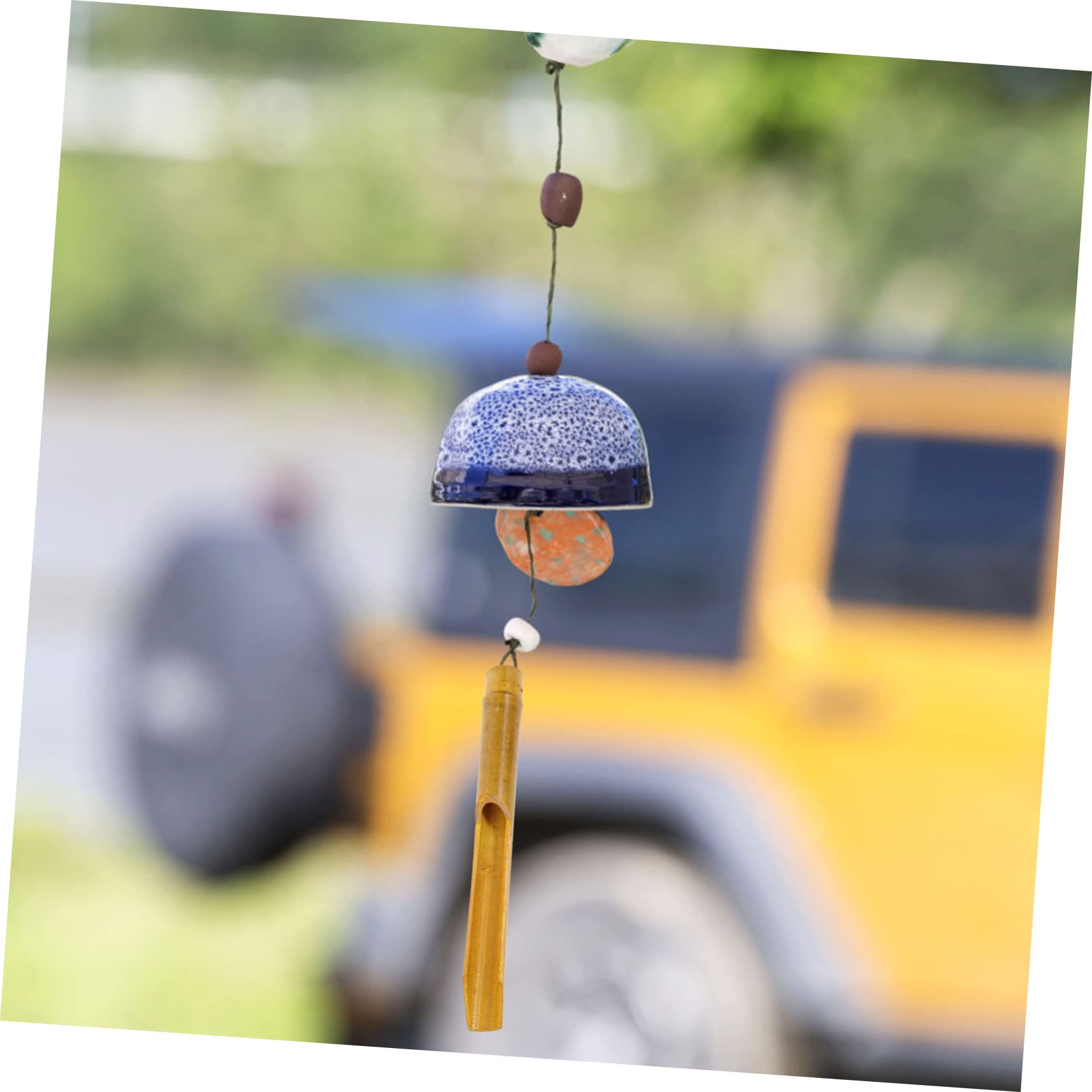 Yardwe Bamboo Wind Chime Tubes - 20 Pcs DIY Wind Chime Parts for Garden Porch and Home Decor Pre-Drilled 7.87 & 6.3 Inch Replacement Supplies