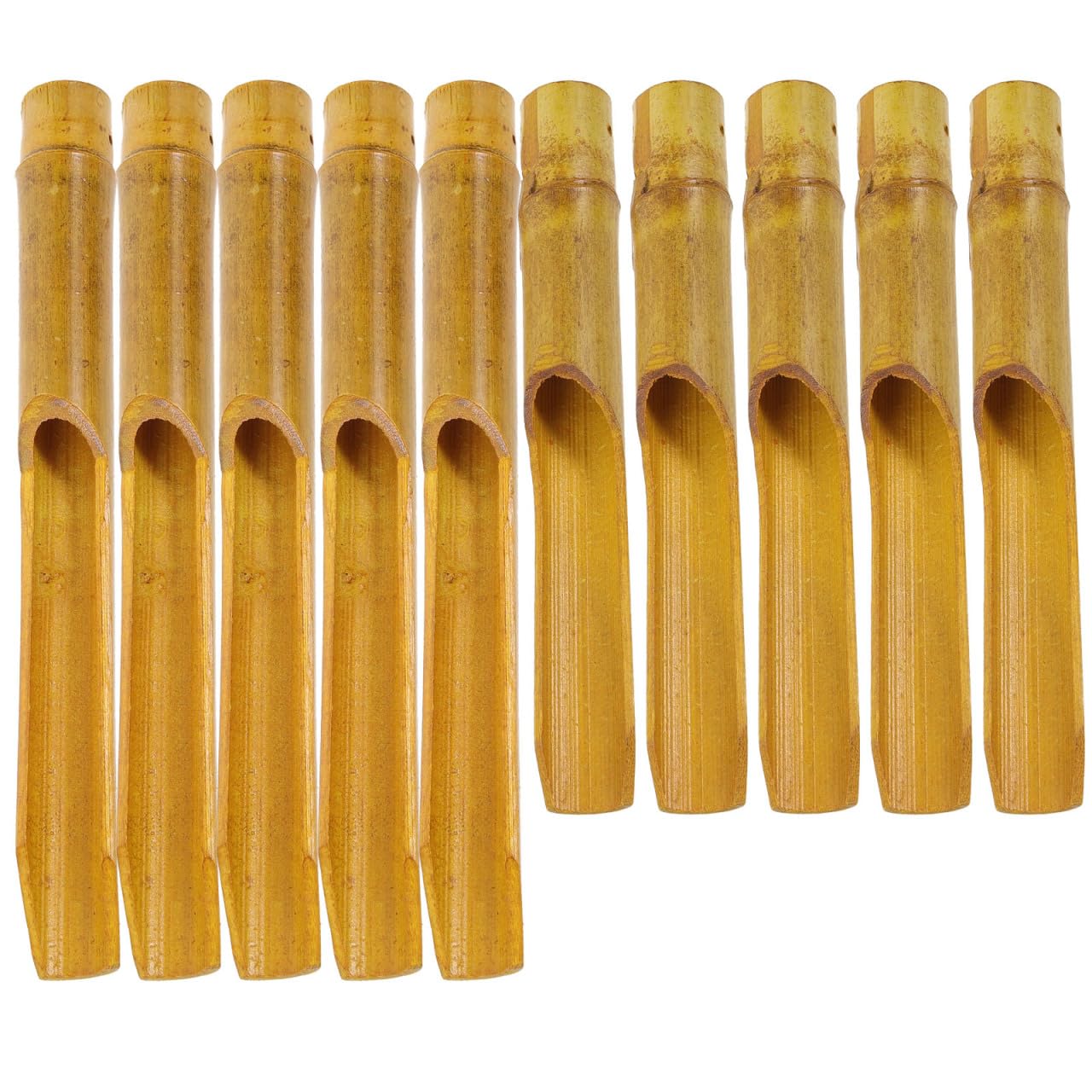 Unomor 10Pcs Bamboo Wind Chime Making Tubes - DIY Replacement Parts for Garden, Balcony, Indoor Decor, 7.87 & 6.3 Inches