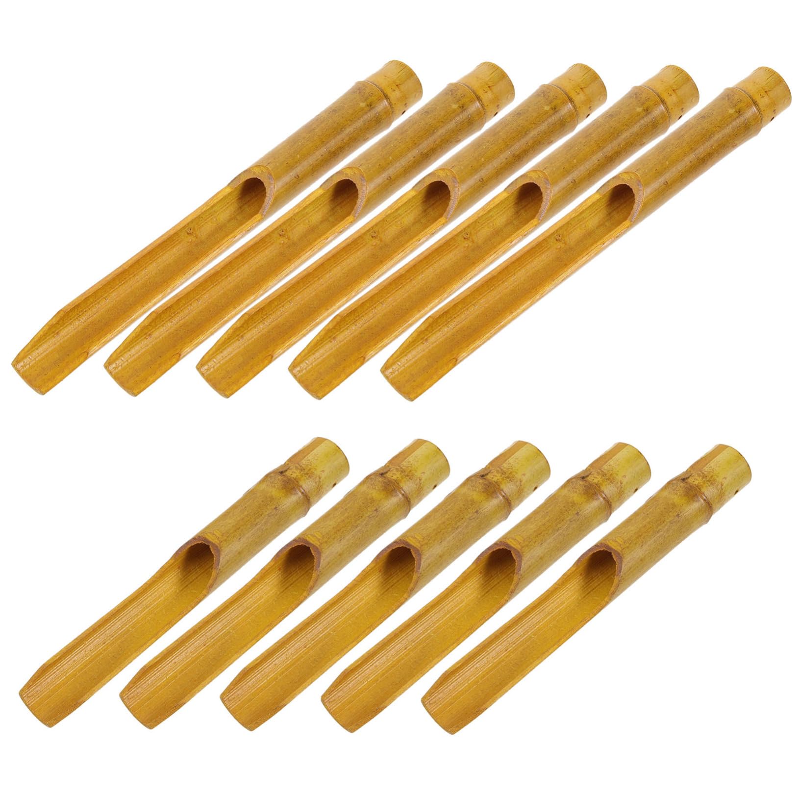 Yardwe Bamboo Wind Chime Tubes - 20 Pcs DIY Wind Chime Parts for Garden Porch and Home Decor Pre-Drilled 7.87 & 6.3 Inch Replacement Supplies