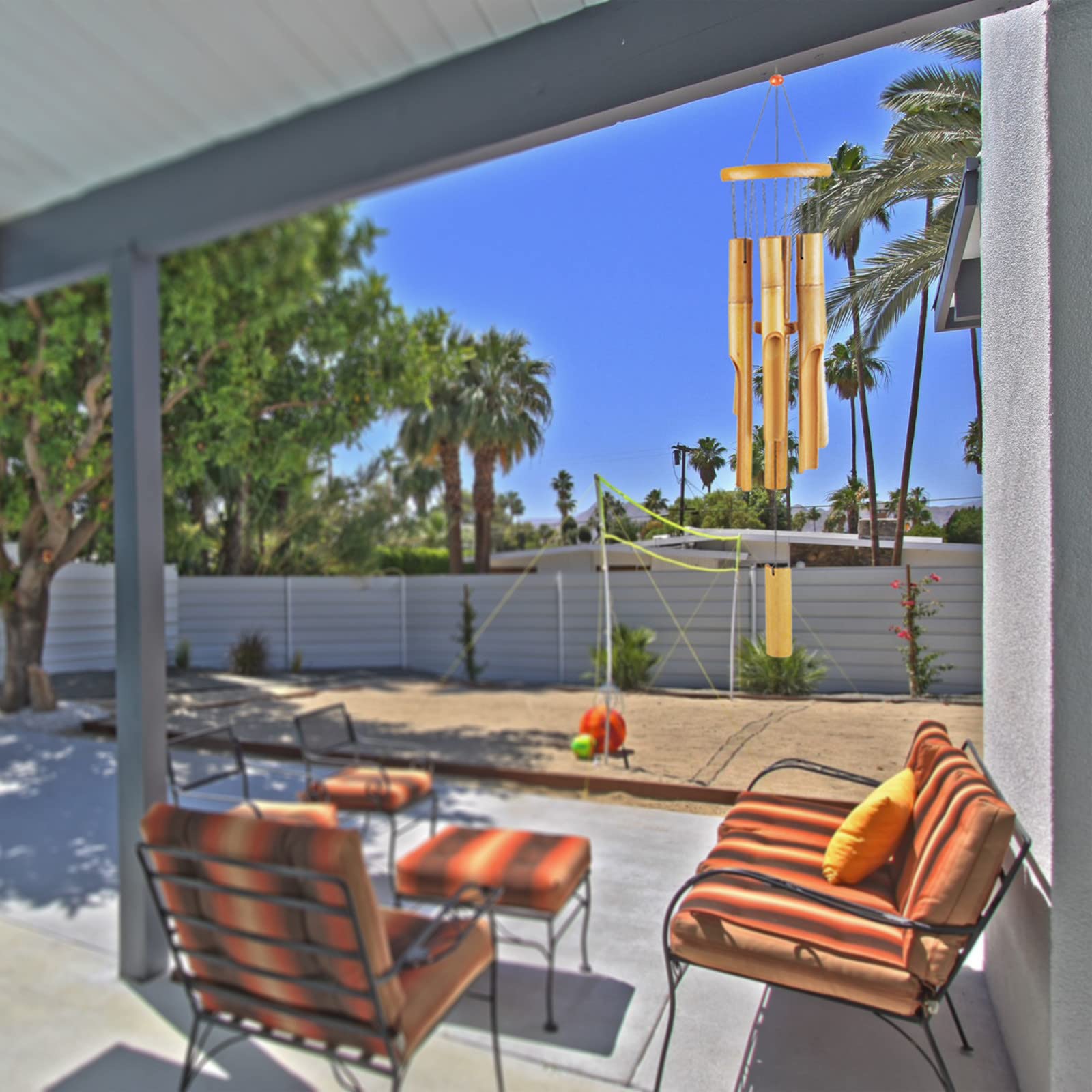 Rdutuok 32" Bamboo Wind Chimes Memorial Gifts for mom Handcrafted Wooden Wind Chimes with Melody Deep Tone for Ourdoor & Indoor,Garden, Yark,Patio and Home Déco