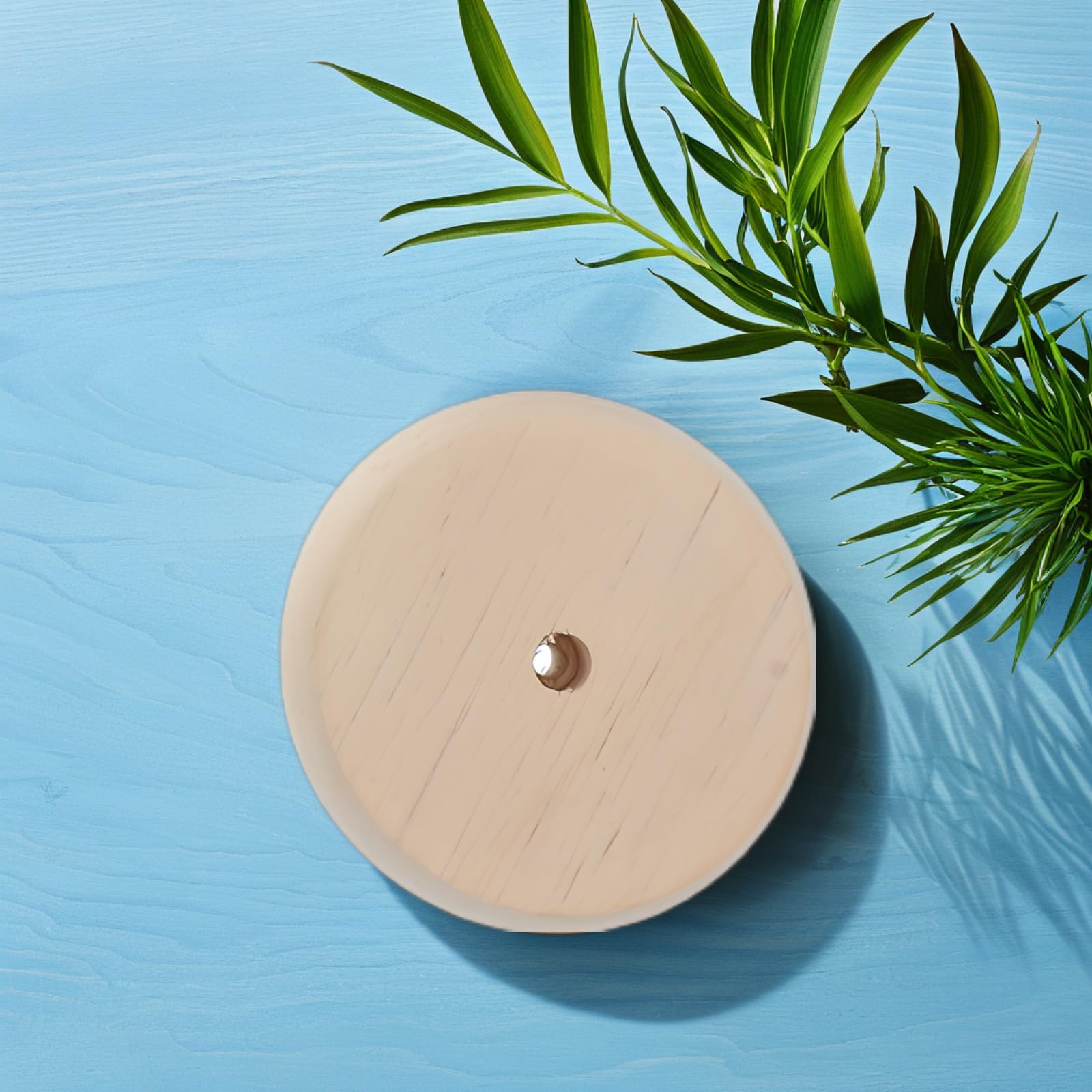 POPETPOP 1 Set Bamboo Wind Chimes Kit: DIY Outdoor Wooden Wind Chime Tubes with Blocks and Clappers for Garden, Patio, Home Decor - 7.9 Inch