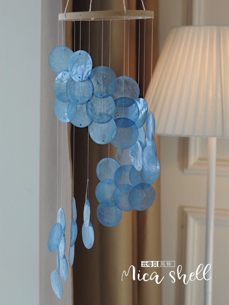 MIJIA Scandinavian South Korea Ins Same Shell Wind Chimes Pendant Wall Hangings B & B Soft Decoration Shooting Props