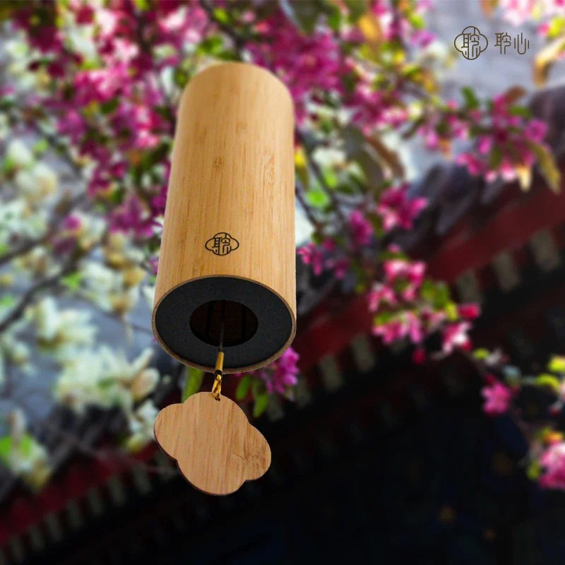 Hot Selling Bamboo Chord WindChimes Handmade Wooden Music Chimes Boho Wind Chime Outdoor Home Garden Decoration Windbell