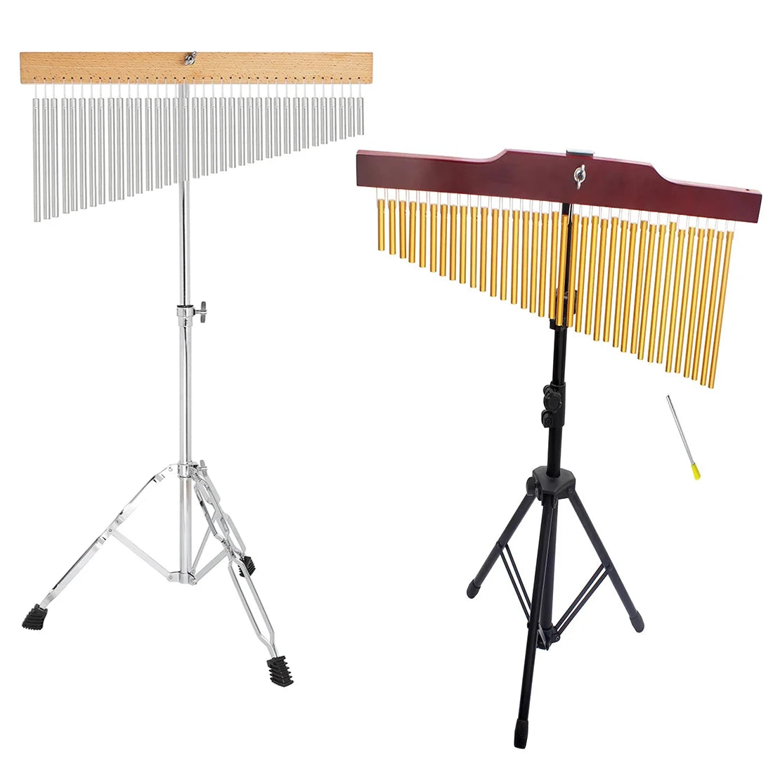 36 Tone Wind Chimes 36 Bars Single-Row Chime Percussion Instrument Musical Chime Children Toy With Tripod Stand Wind Chime Stick