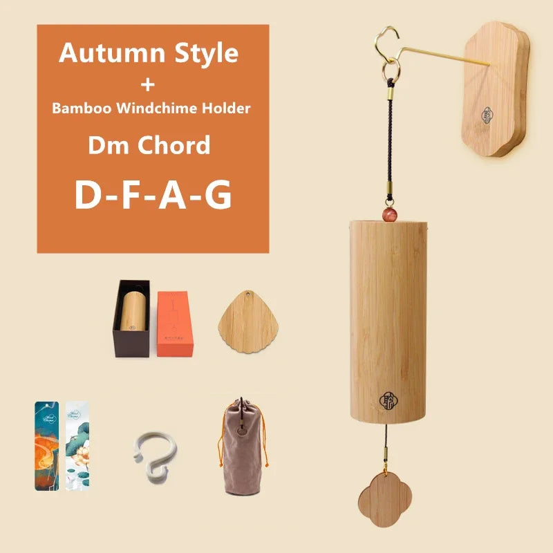 Hot Selling Bamboo Chord WindChimes Handmade Wooden Music Chimes Boho Wind Chime Outdoor Home Garden Decoration Windbell
