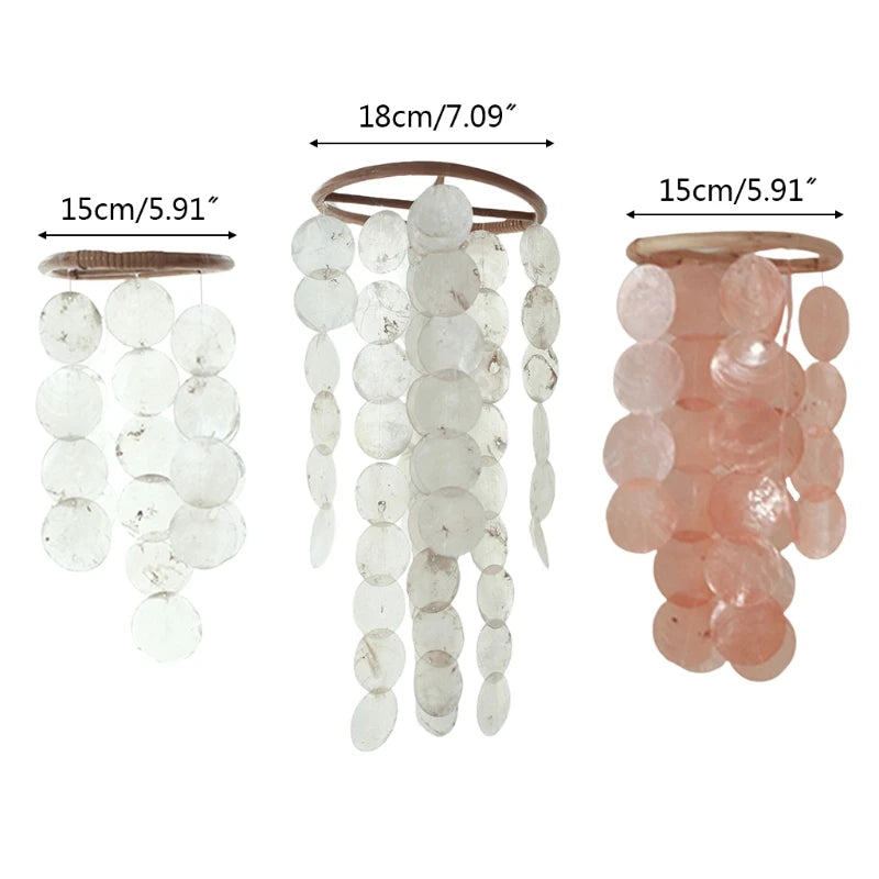 Shell Wind Chime Room Decoration Nordic Hanging Windchimes Wall Pendant Home Office Kids Room Nursery Decor