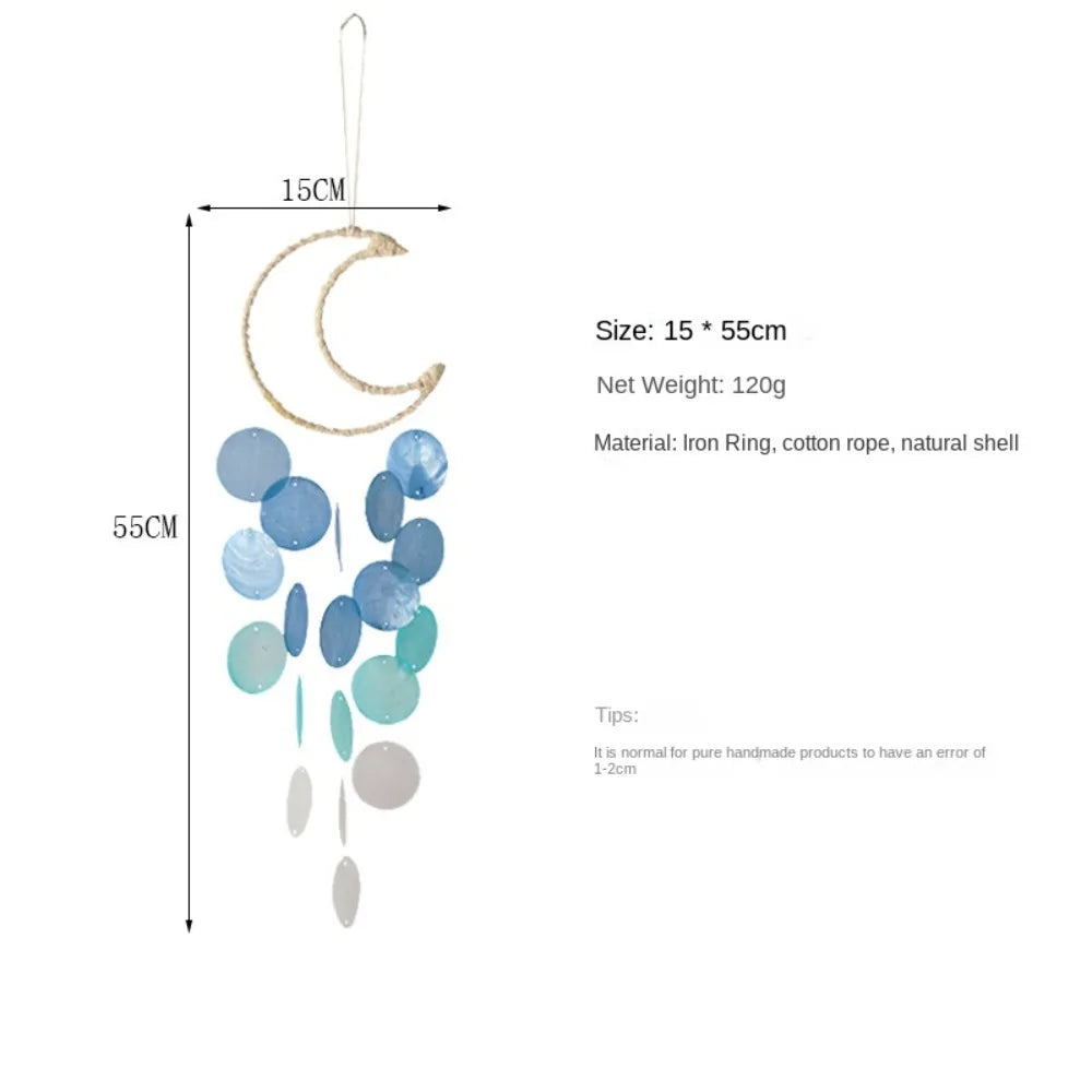 INS Home Decor Natural Shell Dream Wind Chimes Bohemian Dream Catchers Kids Room Nursery Decoration Special New Year Gifts