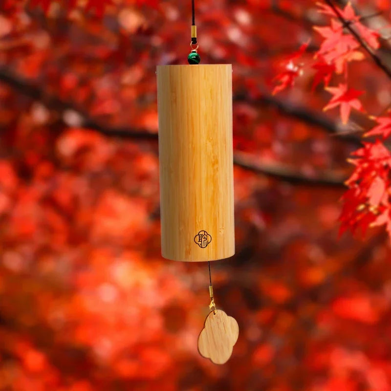 Hot Selling Bamboo Chord WindChimes Handmade Wooden Music Chimes Boho Wind Chime Outdoor Home Garden Decoration Windbell