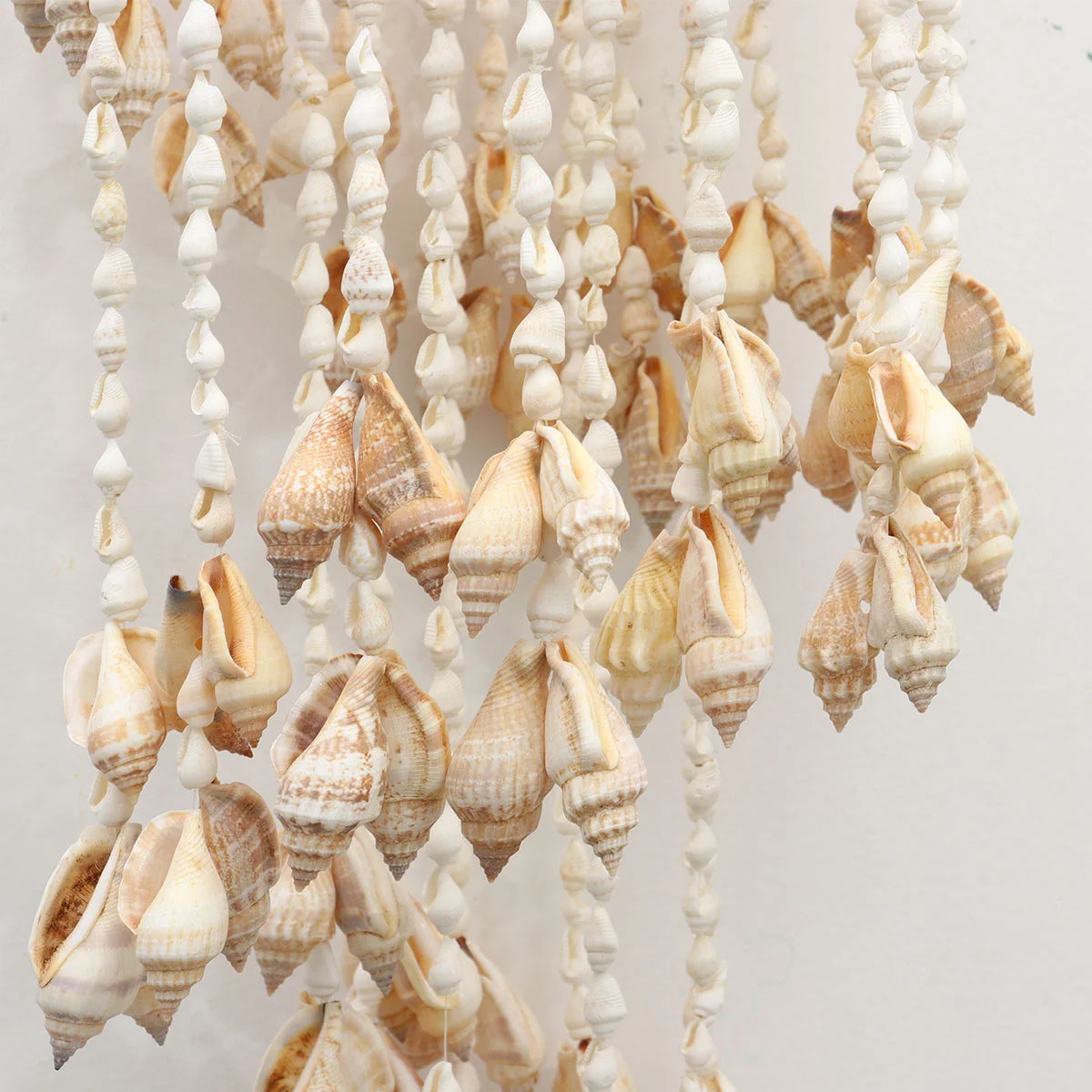 Conch Bell Wind Chime Shell Wind Chime Wall Decoration Hanging nament Wind Bell Seashell Bells Home Decor Wind Chimes