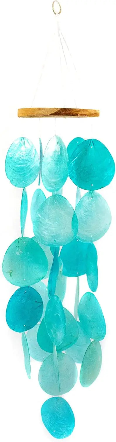 Sea Glass Outdoor Wind Chimes, Perfect Gifts for Mom & Women, Summer Decor.