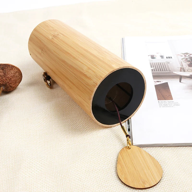 Bamboo Wind Chimes Chords Handmade Musical Windchime Sound Healing Wind Bell Musical Instruments Home Garden Patio Decoration