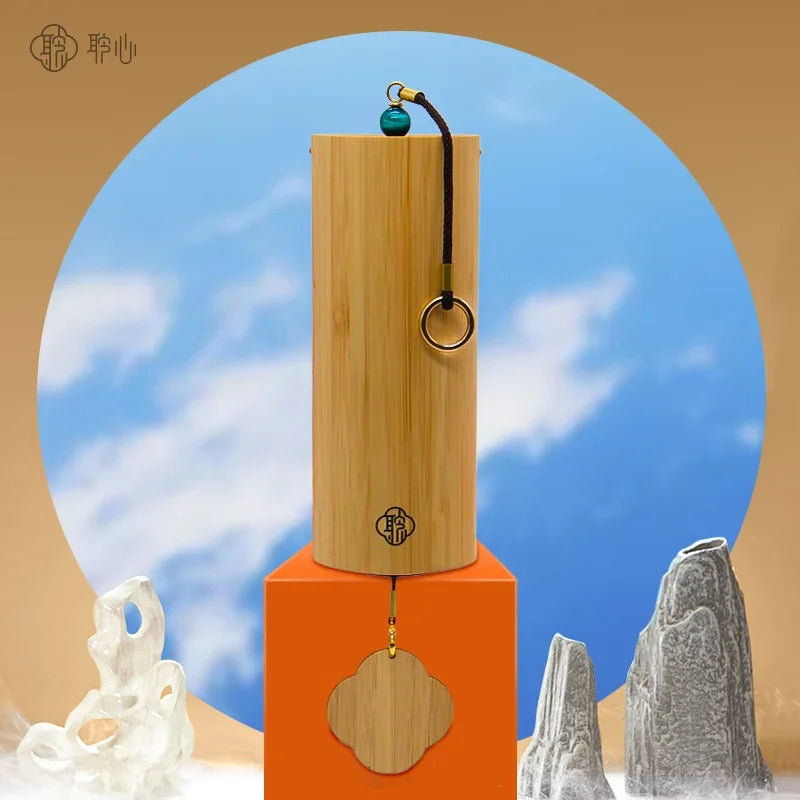 Hot Selling Bamboo Chord WindChimes Handmade Wooden Music Chimes Boho Wind Chime Outdoor Home Garden Decoration Windbell