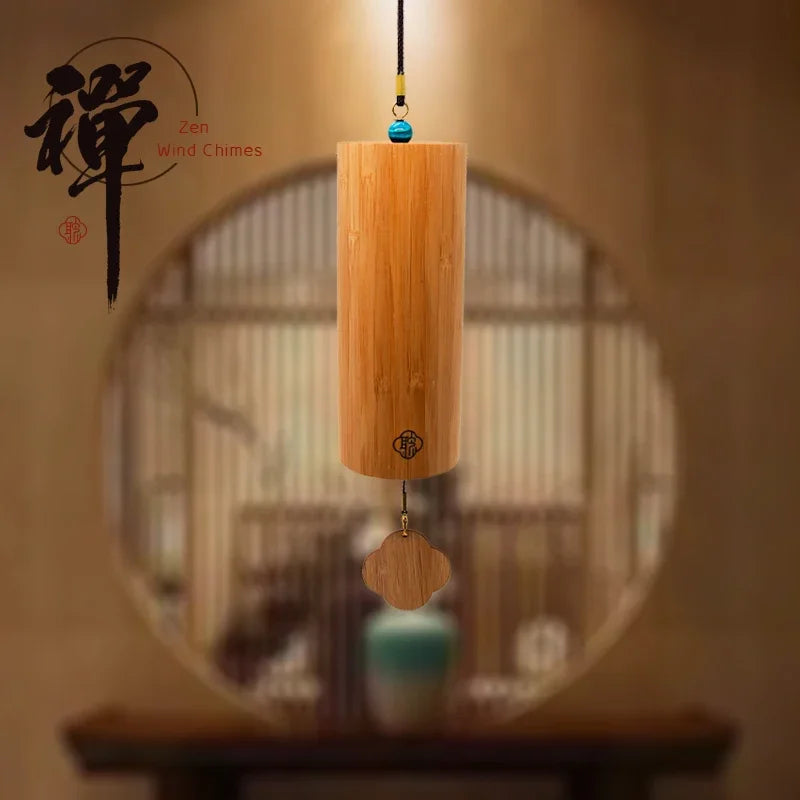 Hot Selling Bamboo Chord WindChimes Handmade Wooden Music Chimes Boho Wind Chime Outdoor Home Garden Decoration Windbell