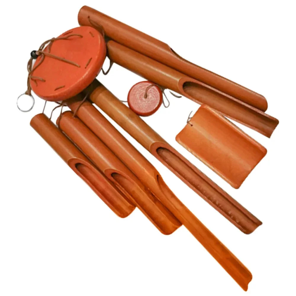 75cm bamboo wind chime and wind chime crafts are suitable for outdoor garden, terrace, home decoration, Zen meditation, retro ro