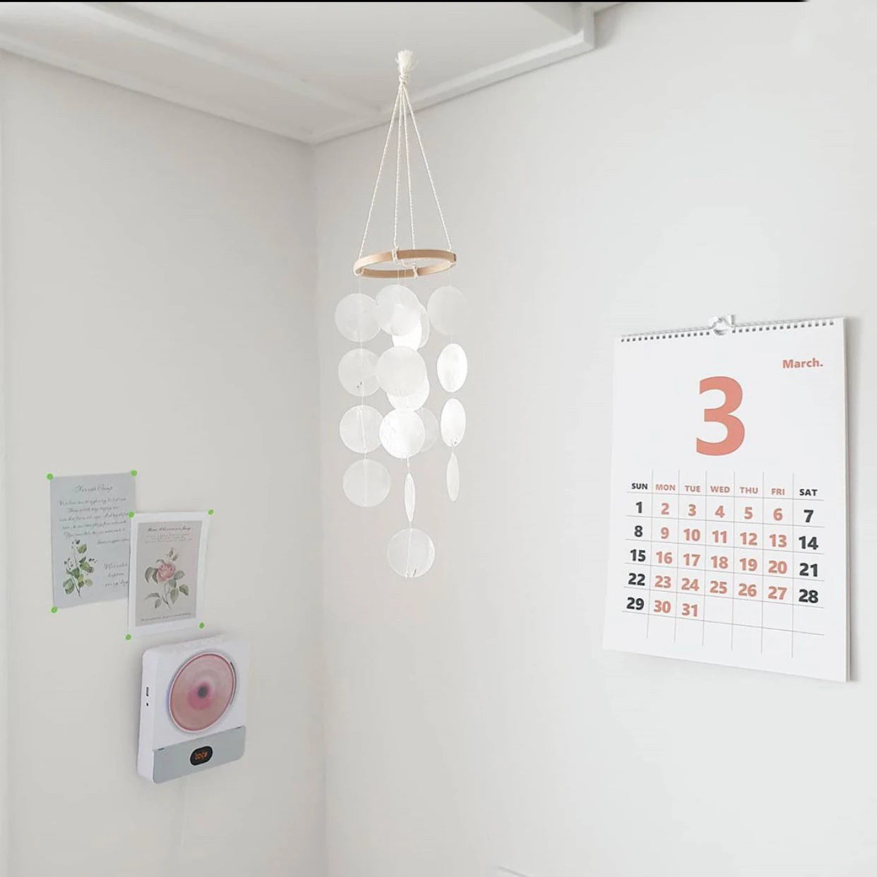 INS Home Decor Natural Shell Dream Wind Chimes Bohemian Dream Catchers Kids Room Nursery Decoration Special New Year Gifts