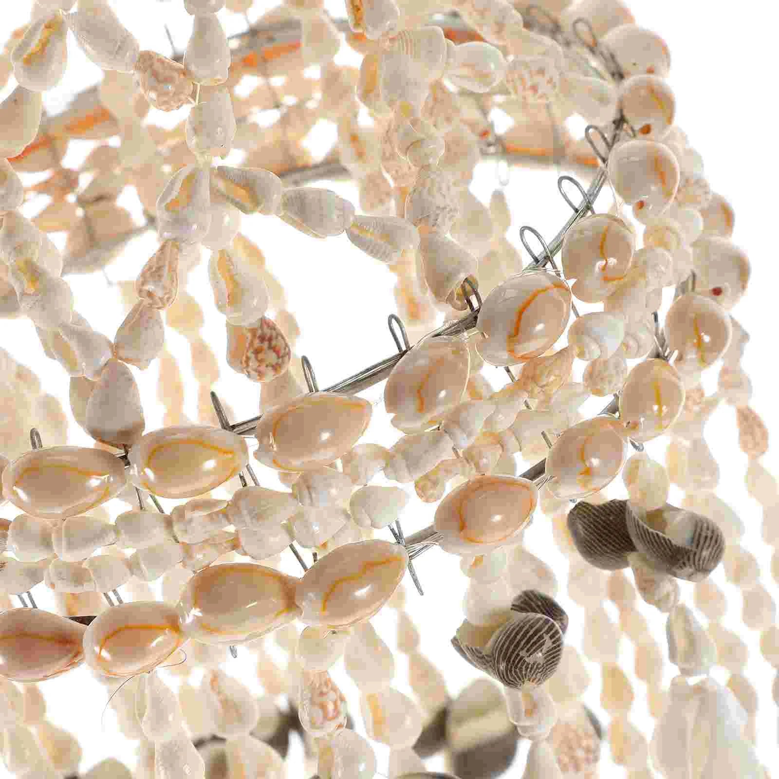 Conch Bell Wind Chime Shell Wind Chime Wall Decoration Hanging nament Wind Bell Seashell Bells Home Decor Wind Chimes