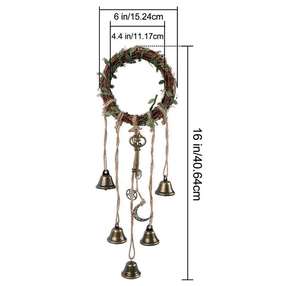 Outdoor Bamboo Wind Chimes Yard Garden Tubes Bell Wood Antique Wind Chime Wall Hanging Home Decor Wooden Windchimes Gifts