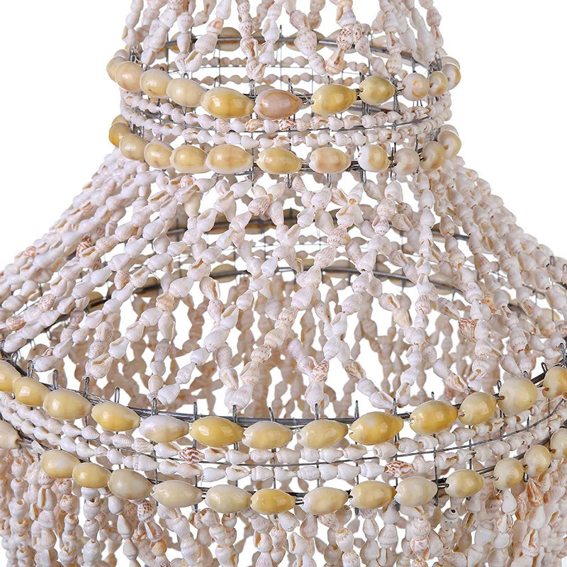 Natural shell wind chimes handicrafts outdoor living decoration indoor ornament nordic hanging windchimes creative birthday gift