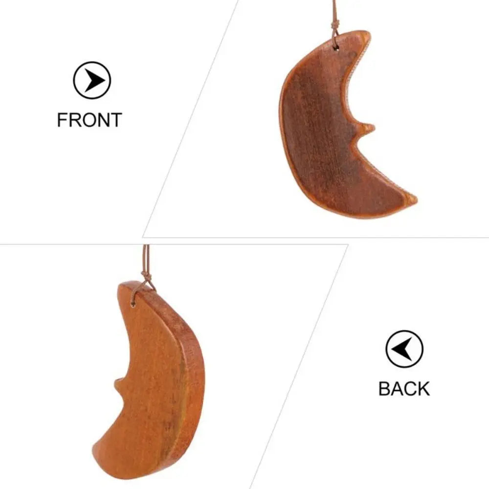 Creative Nostalgic Five-Pointed Star Wind Bell Handmade Bamboo Tube Bamboo Wind Chime Natural Multitube Bamboo Ornament Outdoor